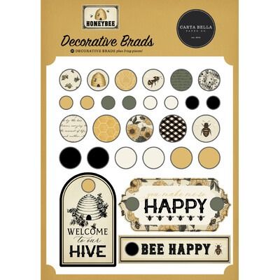 Decorative Brads - Honey Bee Collection