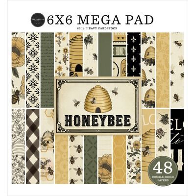 6x6 Mega Paper Pad - Honey Bee Collection