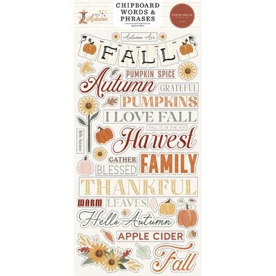 Chipboard Words &amp; Phrases - It&#39;s Autumn Collection