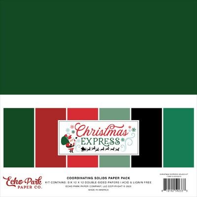 12x12 Solids Kit - Christmas Express Collection
