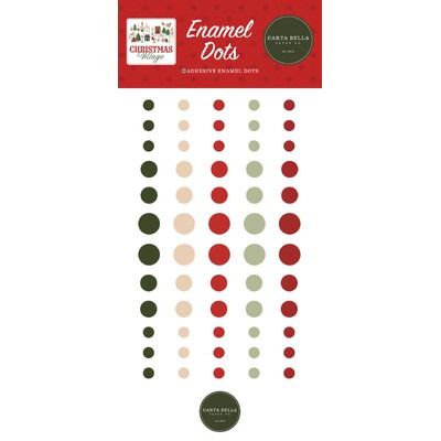 Enamel Dots - Christmas Village Collection