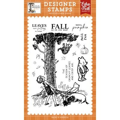 Clear Stamp Set - Crunchy Leaves and Crisp Air - Winnie the Pooh Autumn Collection