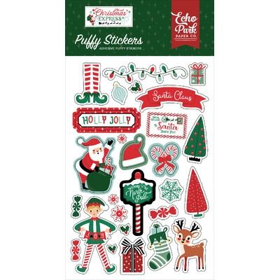 Puffy Stickers - Christmas Express Collection