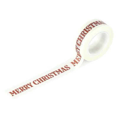 Washi Tape - Merry Christmas Word - Christmas Village Collection