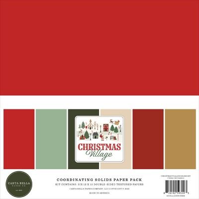 12x12 Solids Kit - Christmas Village Collection