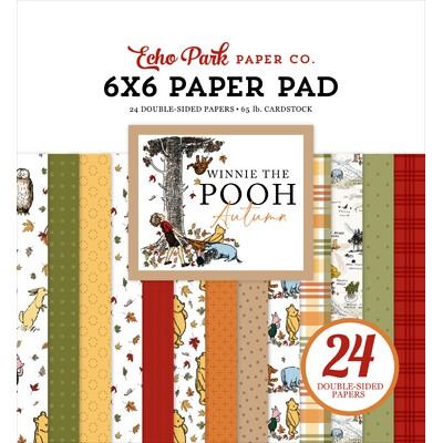6x6 Paper Pad - Winnie the Pooh Autumn Collection