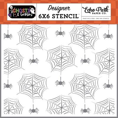 Stencil - Spiders And Their Webs - Ghosts and Goblins Collection