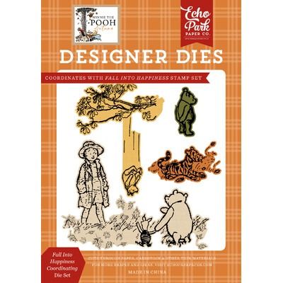 Coordinating Die Set - Fall Into Happiness - Winnie the Pooh Autumn Collection