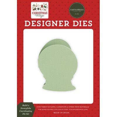 Coordinating Die Set - Build A Snowglobe Coordinating Card - Christmas Village Collection