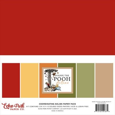 12x12 Solids Kit - Winnie the Pooh Autumn Collection