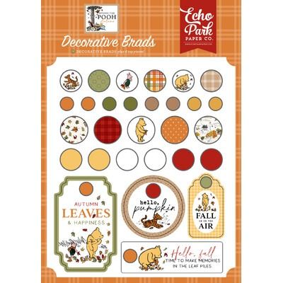 Decorative Brads - Winnie the Pooh Autumn Collection