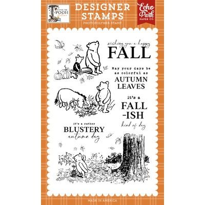 Clear Stamp Set - Fall-ish Kind of Day - Winnie the Pooh Autumn Collection