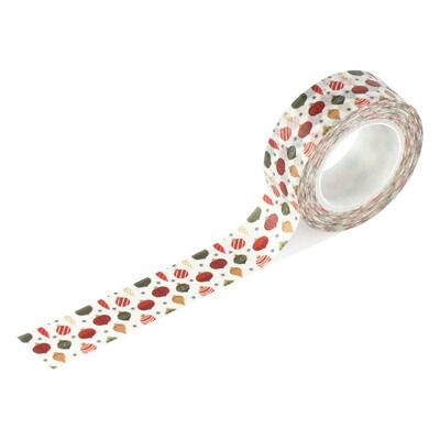 Washi Tape - Deck The Halls Ornaments - Christmas Village Collection