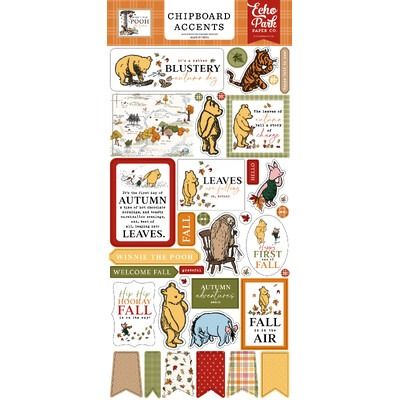 Chipboard Accents - Winnie the Pooh Autumn Collection