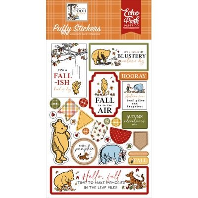 Puffy Stickers - Winnie the Pooh Autumn Collection