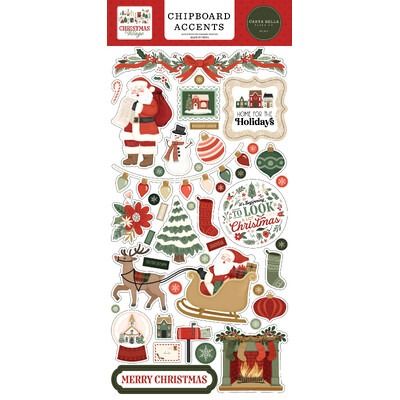 Chipboard Accents - Christmas Village Collection