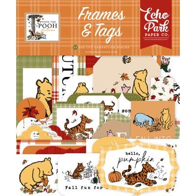 Frames &amp; Tags - Winnie the Pooh Autumn Collection