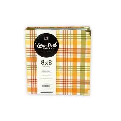 6x8 Album - The Colors of Fall Plaid - Winnie the Pooh Autumn Collection