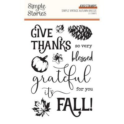 Clear Stamp - Simple Vintage Autumn Breeze Collection
