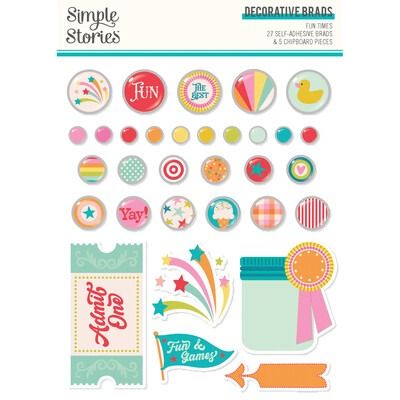 Decorative Brads - Fun Times Collection