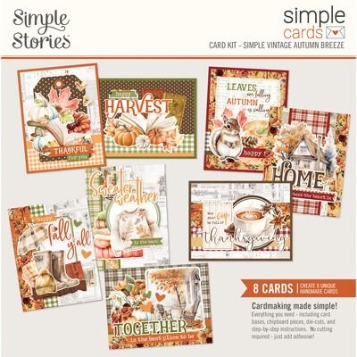 Simple Cards Card Kit - Simple Vintage Autumn Breeze Collection