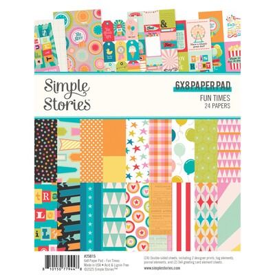 6x8 Paper Pad - Fun Times Collection