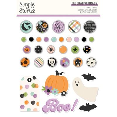 Decorative Brads - Spooky Things Collection