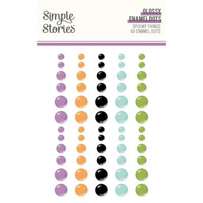 Glossy Enamel Dots - Spooky Things Collection