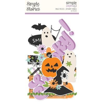 Simple Pages Page Pieces - Spooky Things Collection