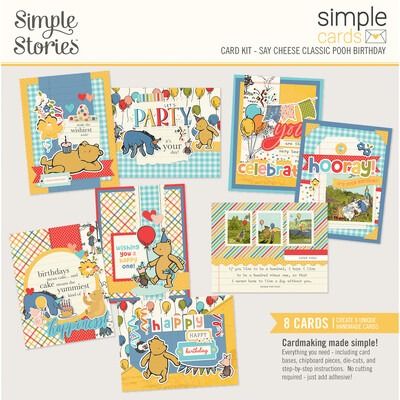 Simple Cards Card Kit - Say Cheese Classic Pooh Birthday Collection
