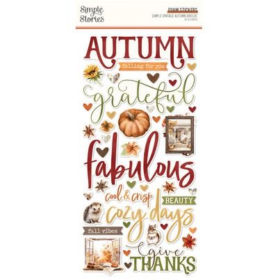 Foam Stickers - Simple Vintage Autumn Breeze Collection