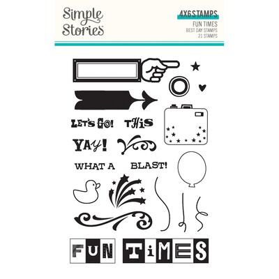 Clear Stamp Set - Best Day - Fun Times Collection