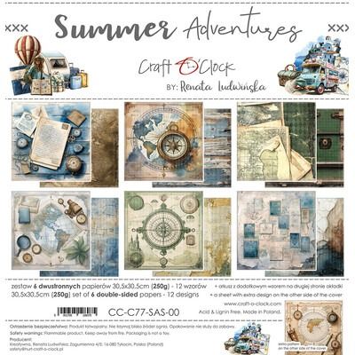 12x12 Paper Pad - Summer Adventures Collection