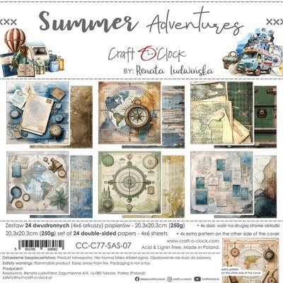 8x8 Paper Pad - Summer Adventures Collection