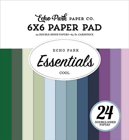 6x6 Paper Pad - Cool - Essentials Collection