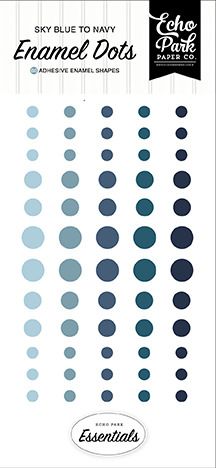 Enamel Dots - Blue - Essentials Collection