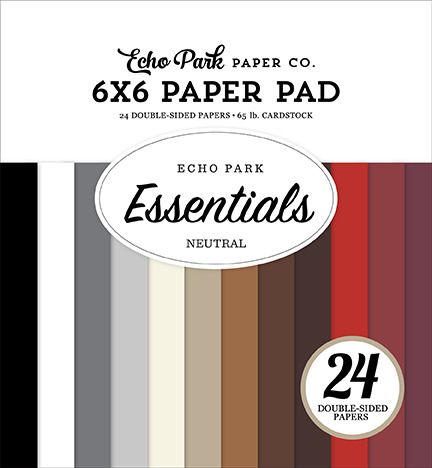 6x6 Paper Pad - Neutral - Essentials Collection