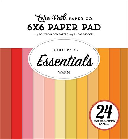 6x6 Paper Pad - Warm - Essentials Collection