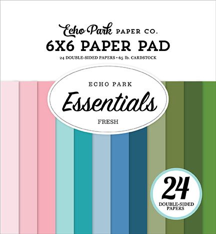 6x6 Paper Pad - Fresh - Essentials Collection