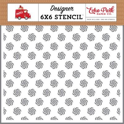 Stencil - Merry Mints - Santa&#39;s Christmas Delivery Collection