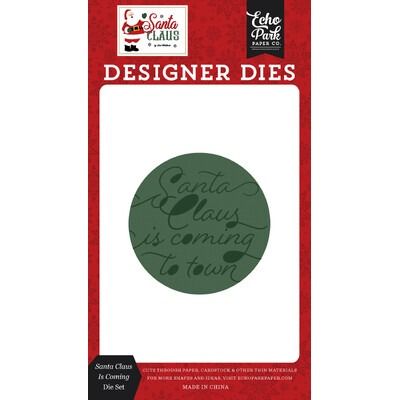 Die - Santa Claus Is Coming Circle - Santa Claus Collection