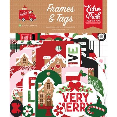 Frames &amp; Tags - Santa&#39;s Christmas Delivery Collection