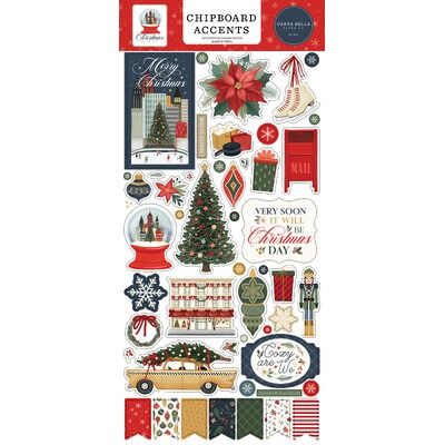 Chipboard Accents - Christmas in the City Collection