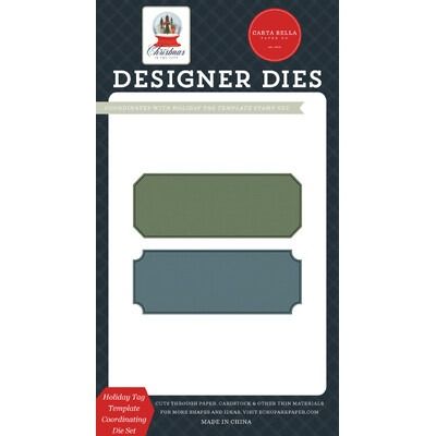 Coordinating Die Set - Holiday Tag Template - Christmas in the City Collection