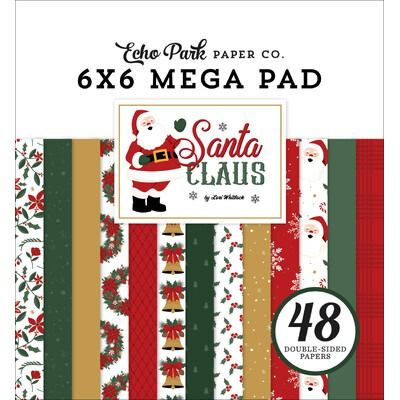 6x6 Mega Paper Pad - Santa Claus Collection