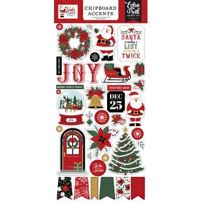 Chipboard Accents - Santa Claus Collection