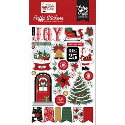 Puffy Stickers - Santa Claus Collection