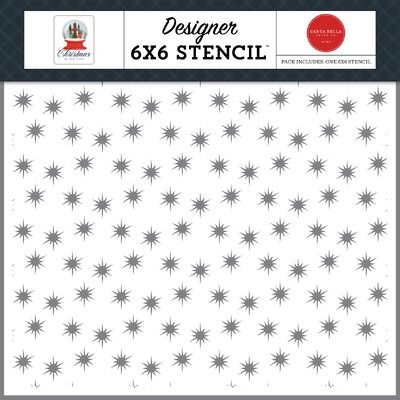 Stencil - Dear Santa Stars - Christmas in the City Collection