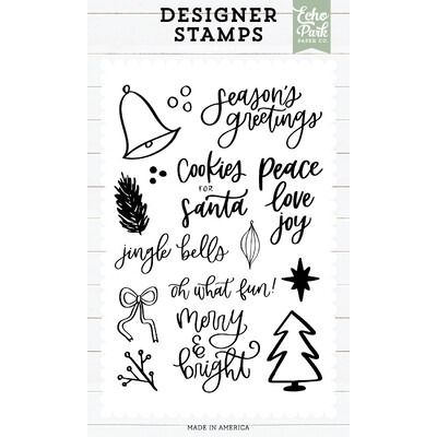 Clear Stamp Set - Oh What Fun Christmas - Essentials Collection