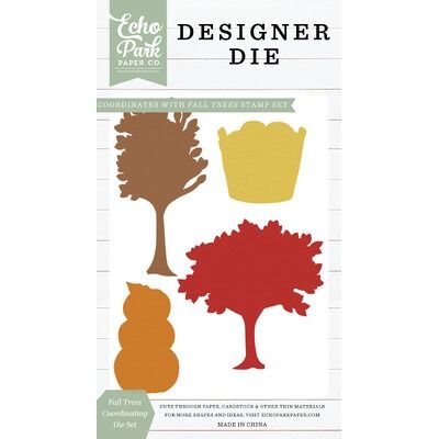 Coordinating Die Set - Fall Trees - Essentials Collection
